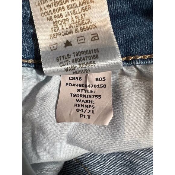 Joes Jeans High Rise Curvy Skinny Jeans Stretch Rennes Blue Size 28 - Picture 4 of 8
